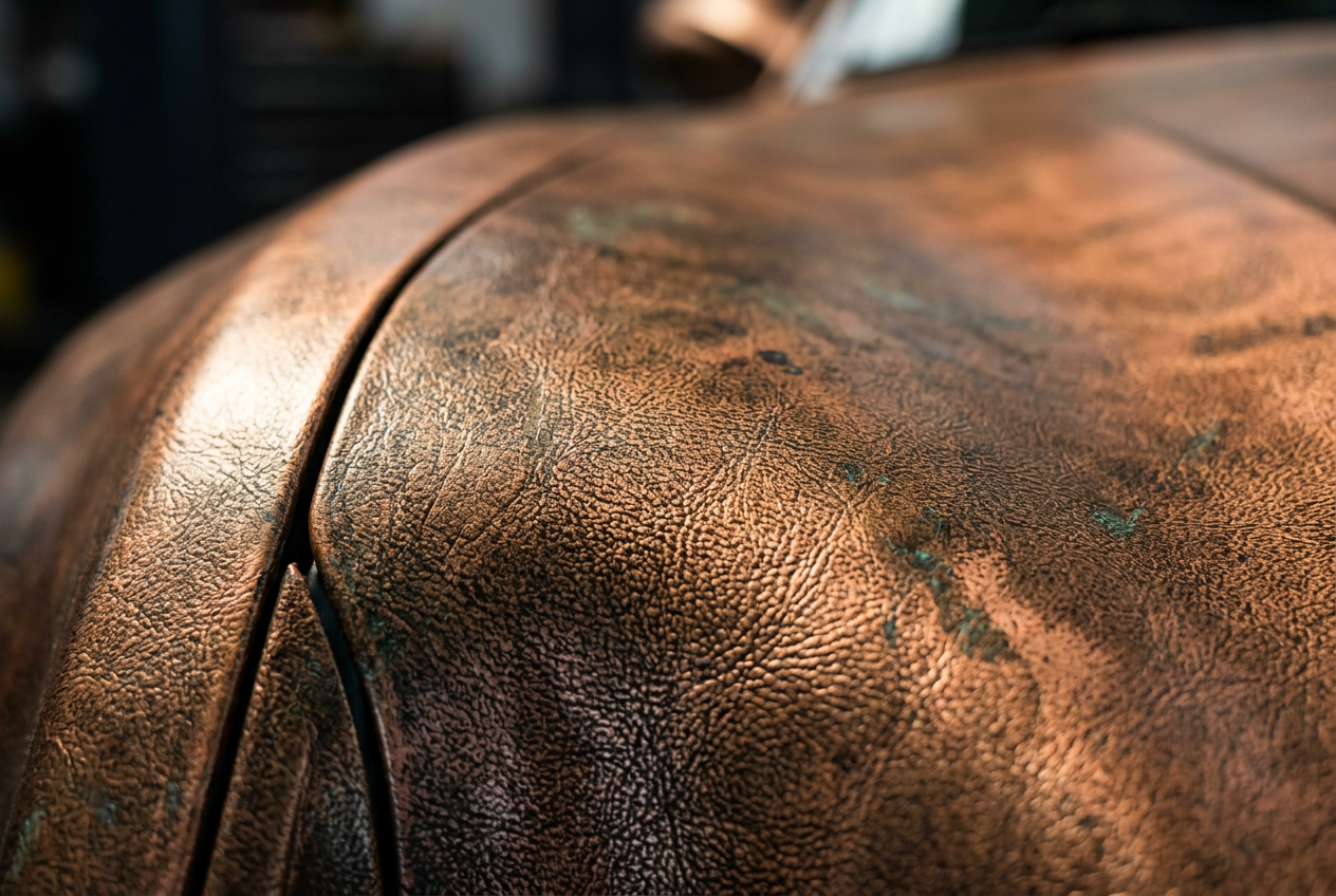 Finition texturée cuivrée bronze covering véhicule