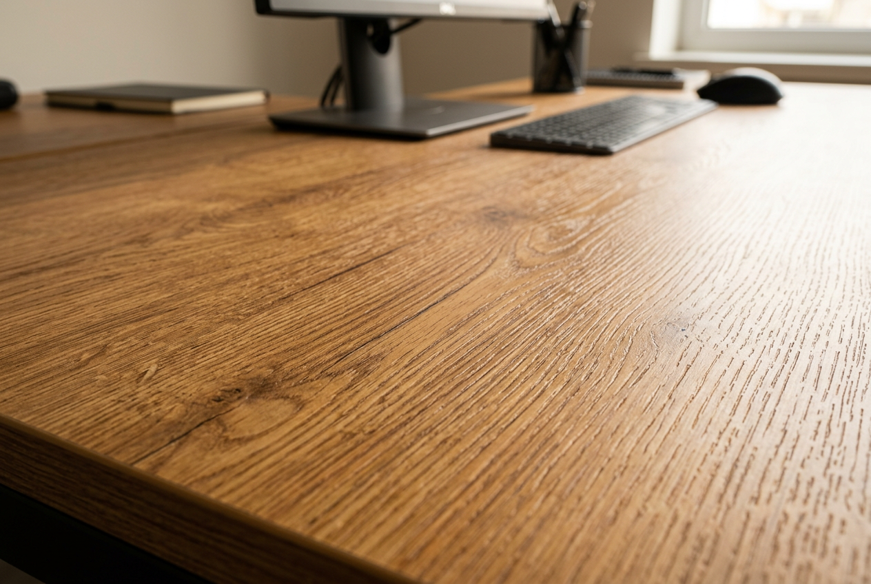 Cover Styl' Natural Wood chêne sur mobilier