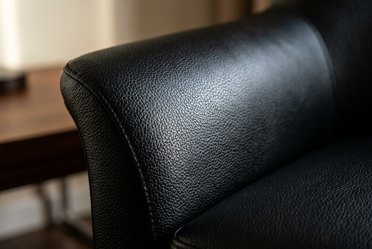 Cover Styl' Designer Leather cuir noir premium