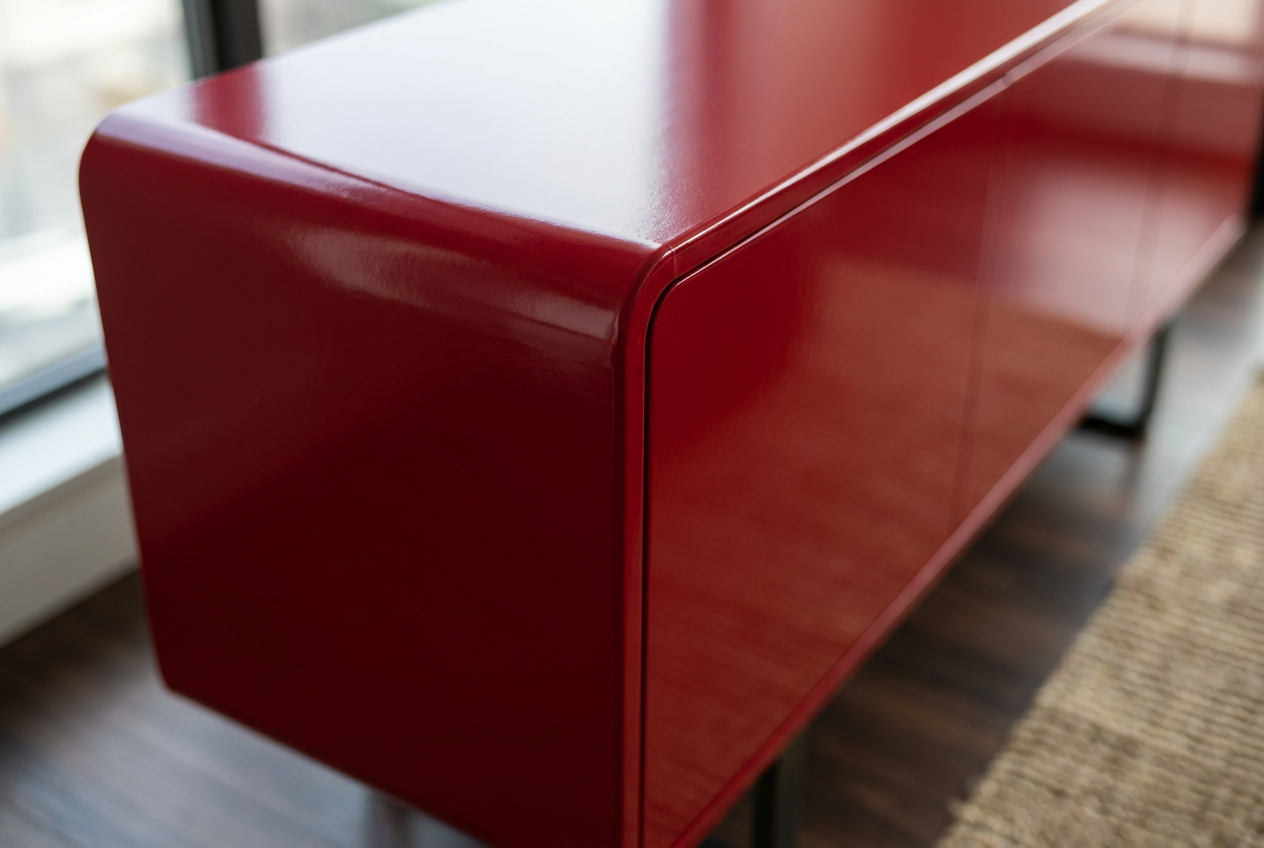 Cover Styl' Designer Uni rouge bold sur mobilier