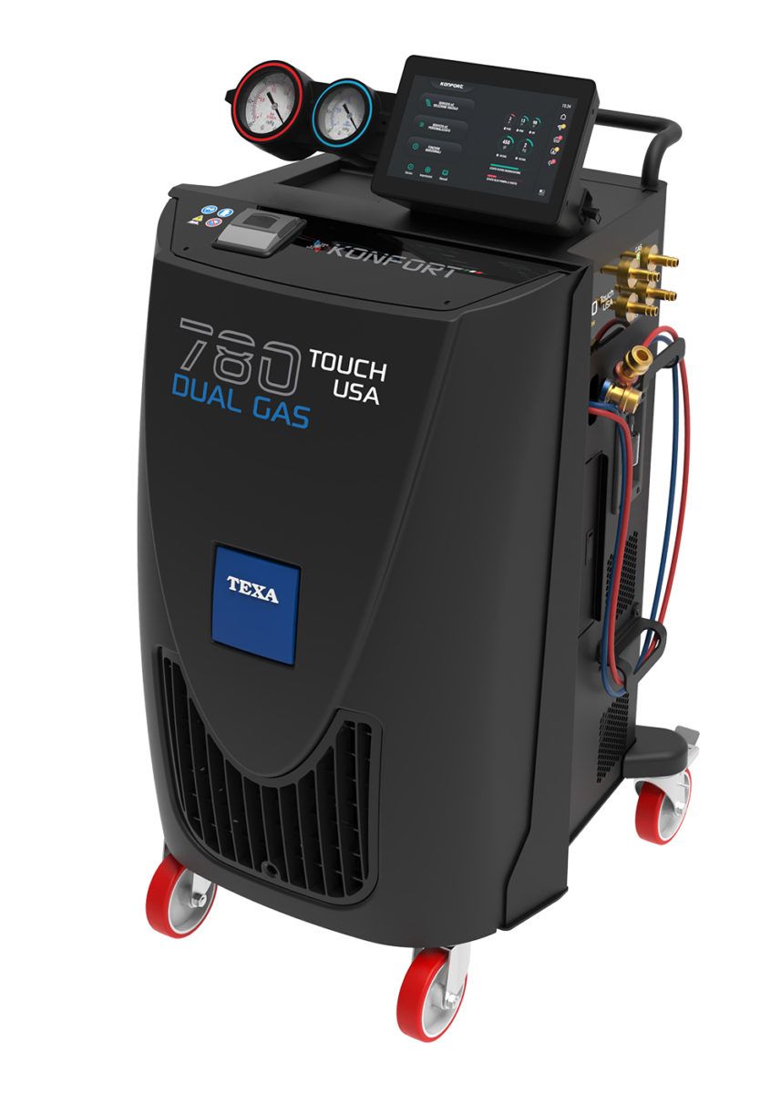 Station de recharge climatisation TEXA Konfort 780 Touch utilisée par Blacktint